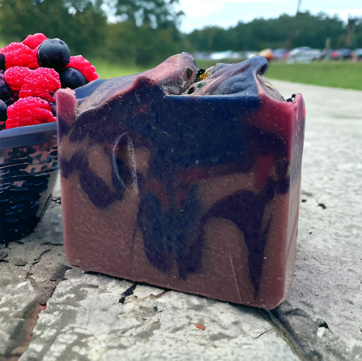 Handcrafted Soap: Berry Basket