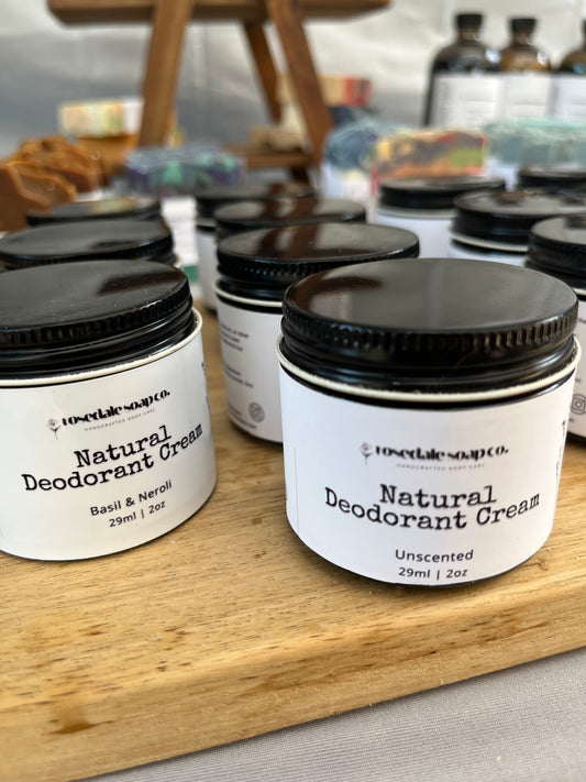 Natural Deodorant Cream